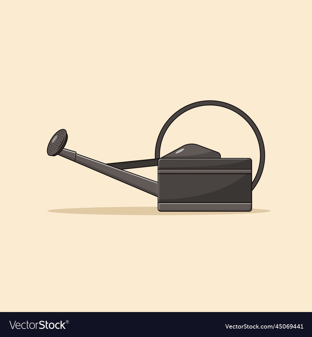 Watering can icon with outline for design element Vector Image Watering can icon with outline for design element