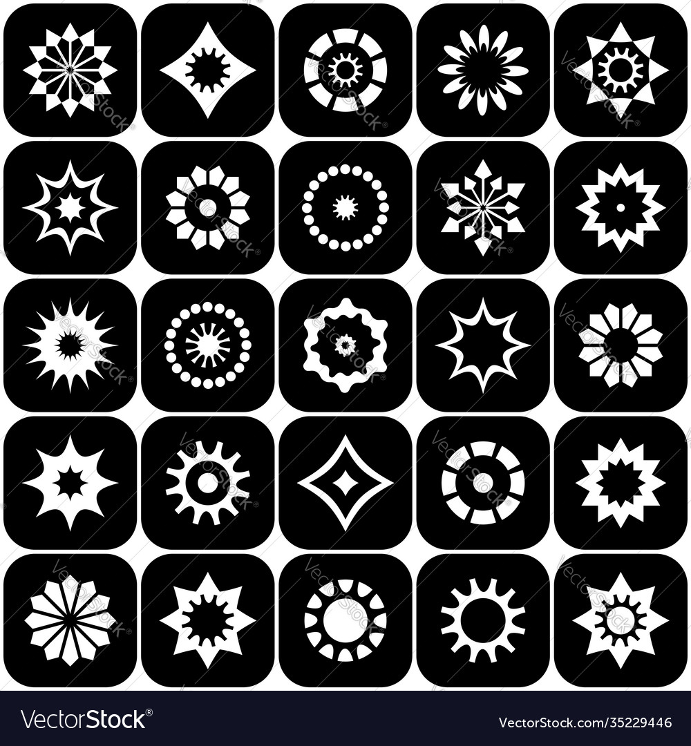 Design elements set vector image Design elements set
