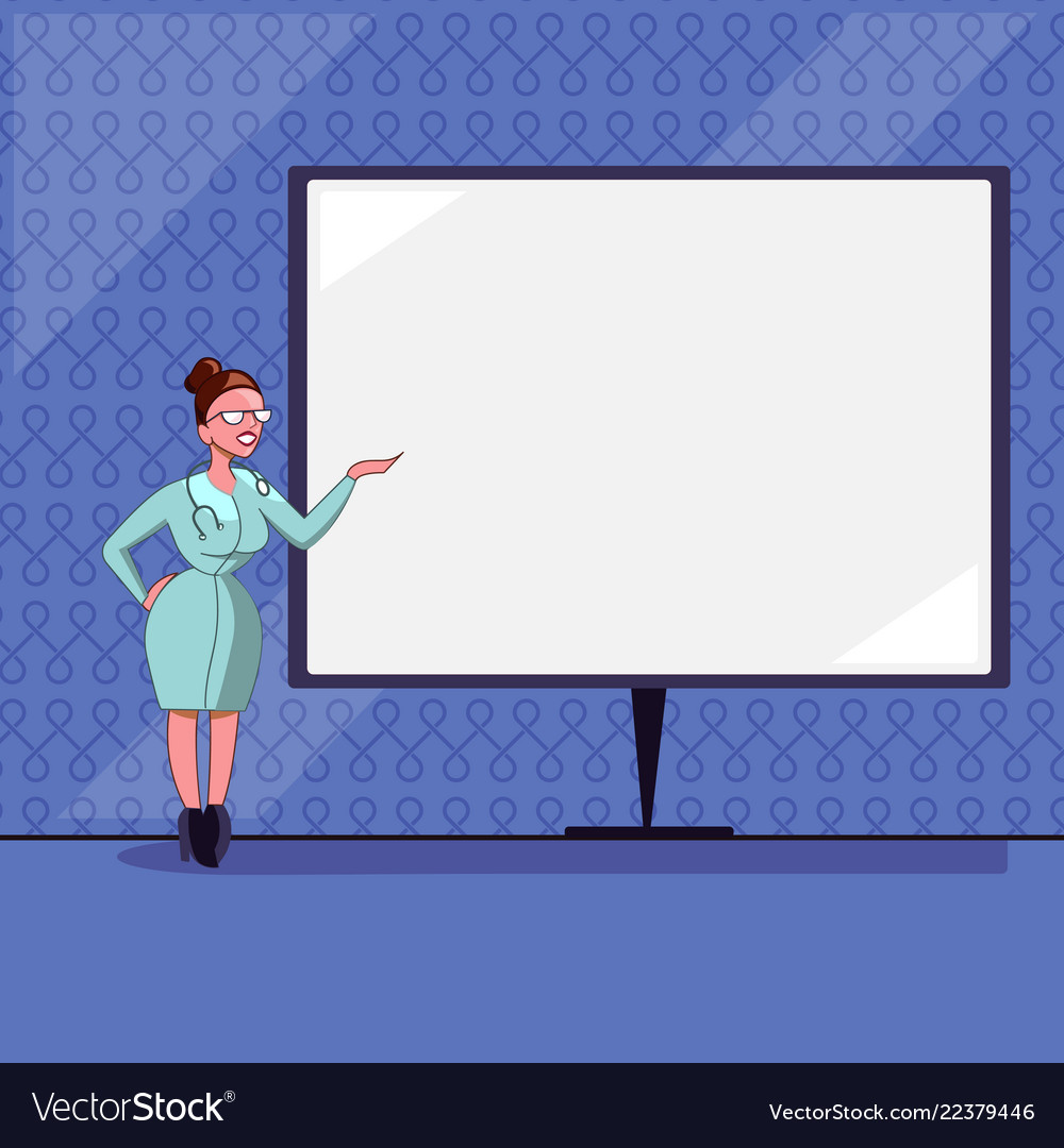 Flat design business empty vector image Flat design business empty