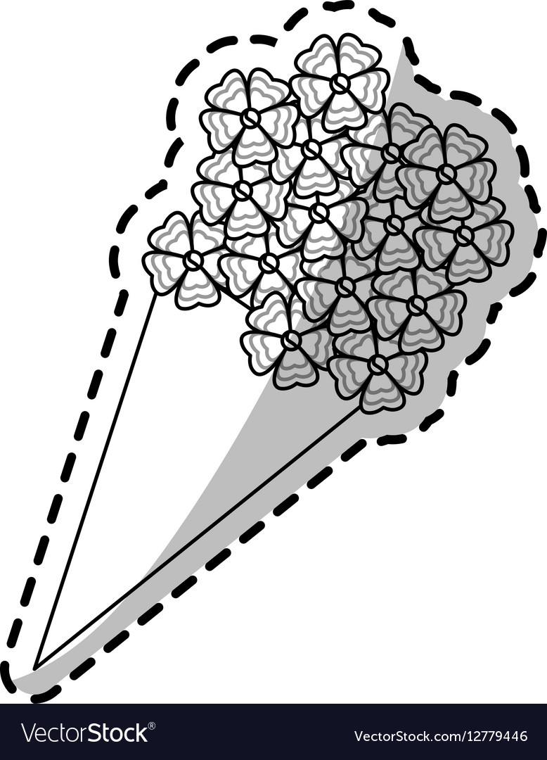 Flowers bouquet icon