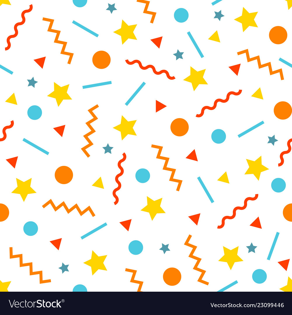 Geometric seamless pattern for use as wrapping