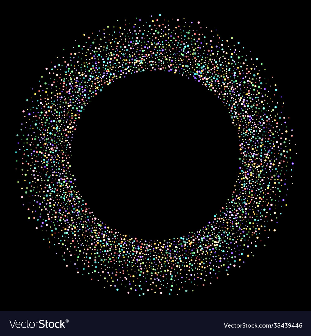 Glitter iridescent star fall confetti shiny little vector image Glitter iridescent star fall confetti shiny little