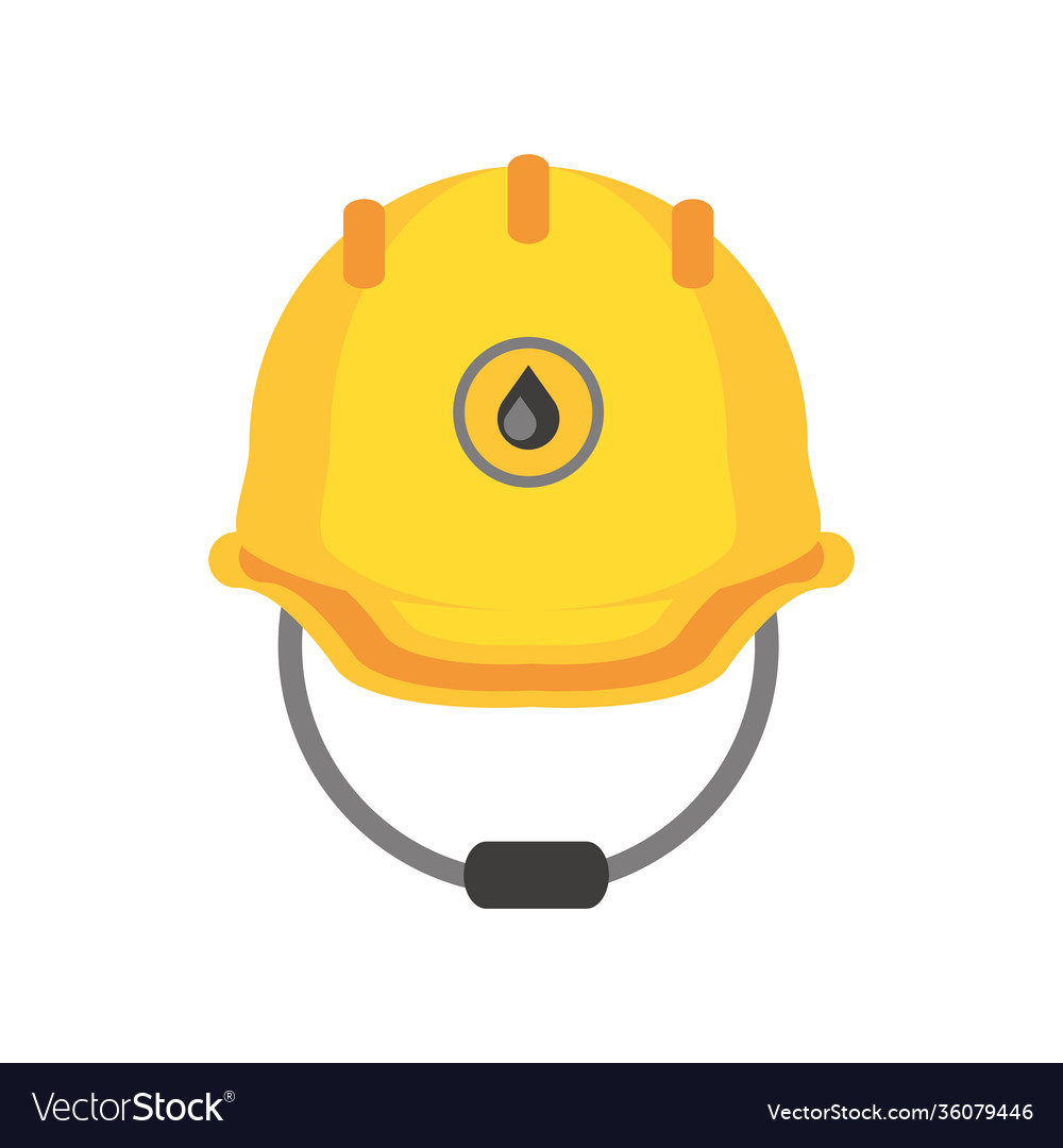 Hard hat equipment protection icon design