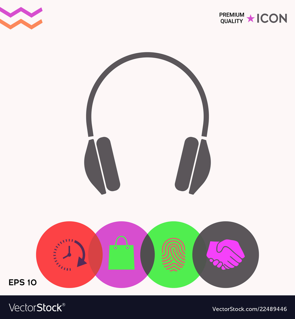 Headphones icon symbol