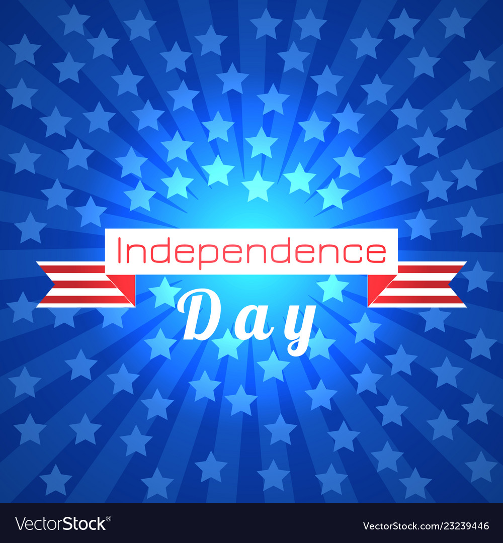 Independence day of the usa Royalty Free Vector Image