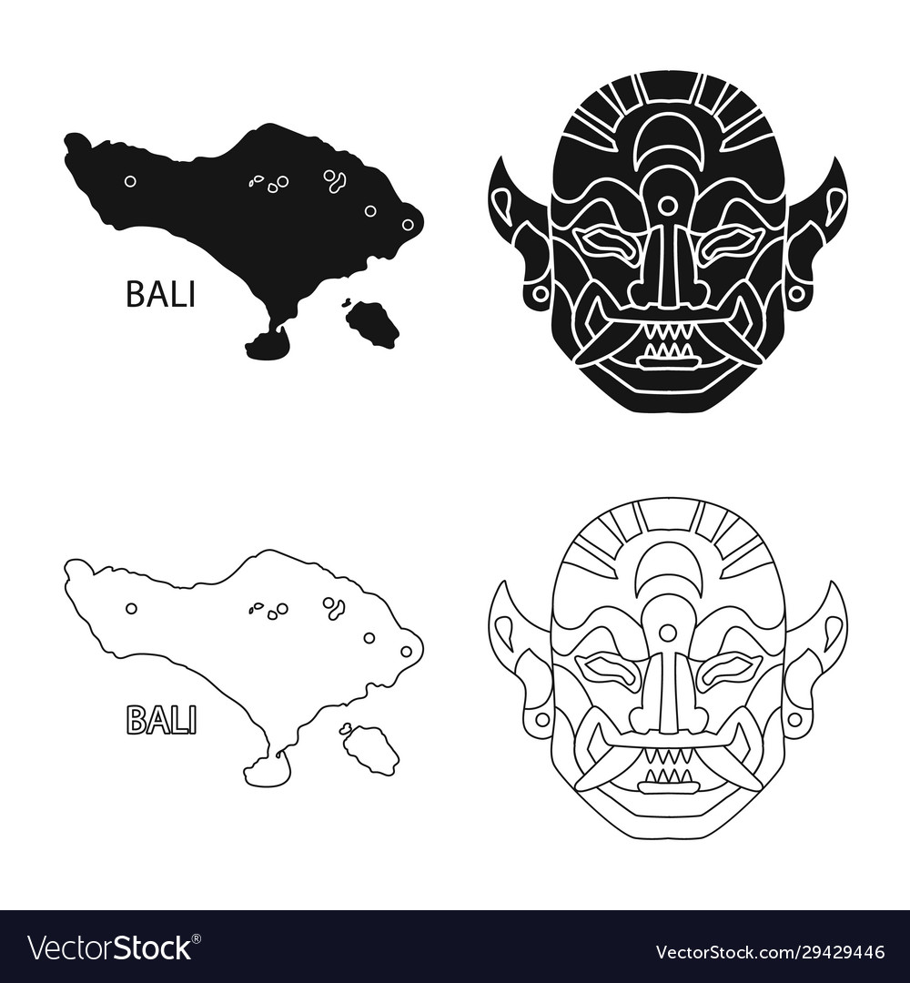 Isolated object and travel symbol set
