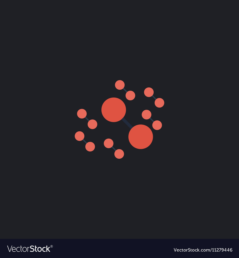 Molecule computer symbol
