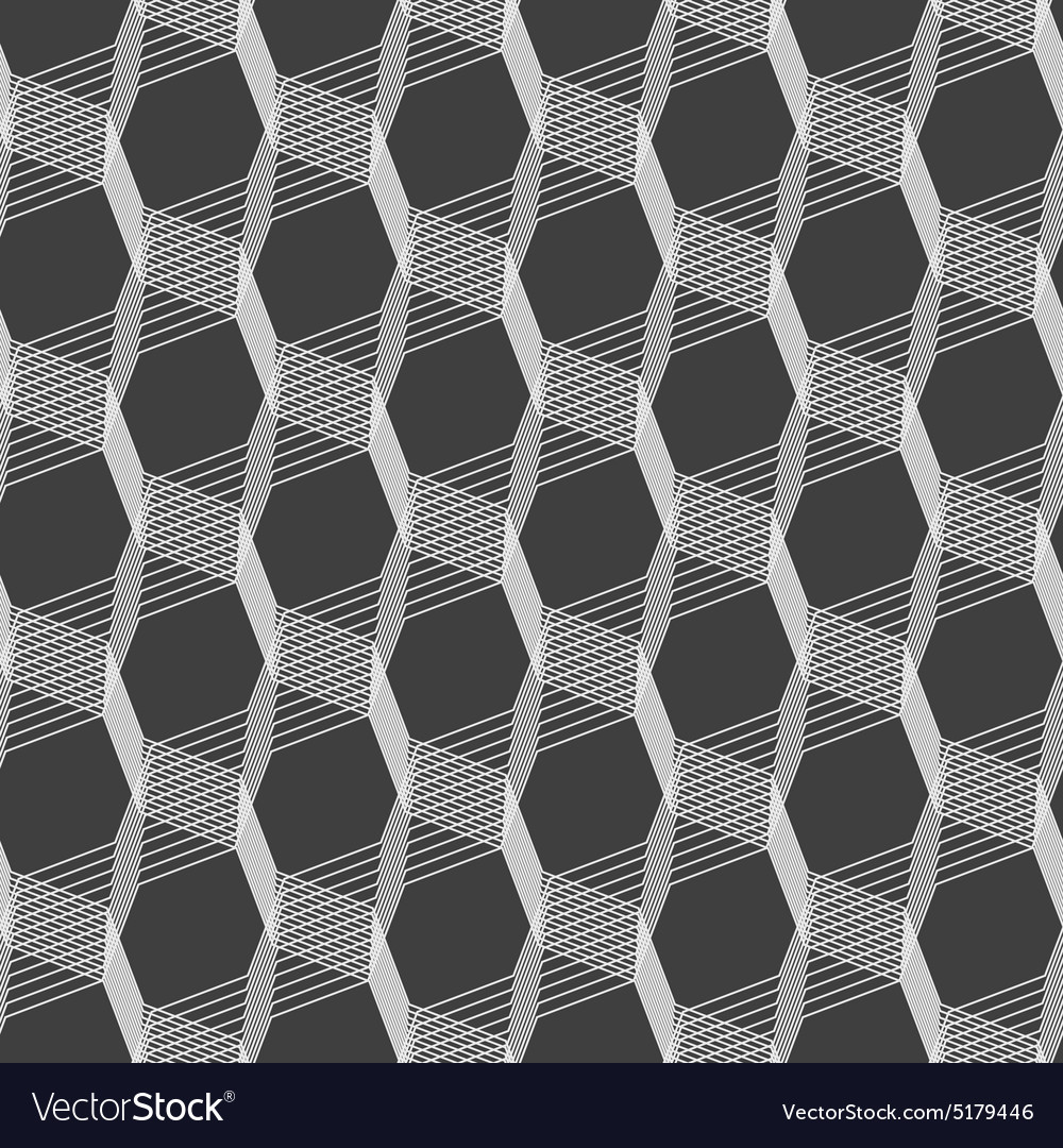 Monochrome pattern with light gray intersecting