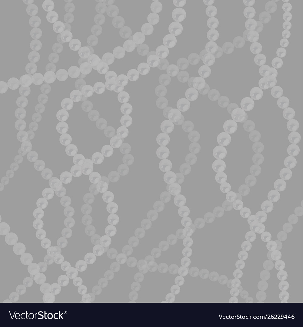 Pearl strings background curved wavy