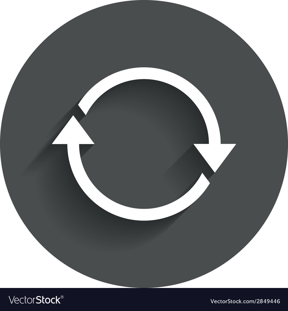 Rotation icon repeat symbol refresh sign