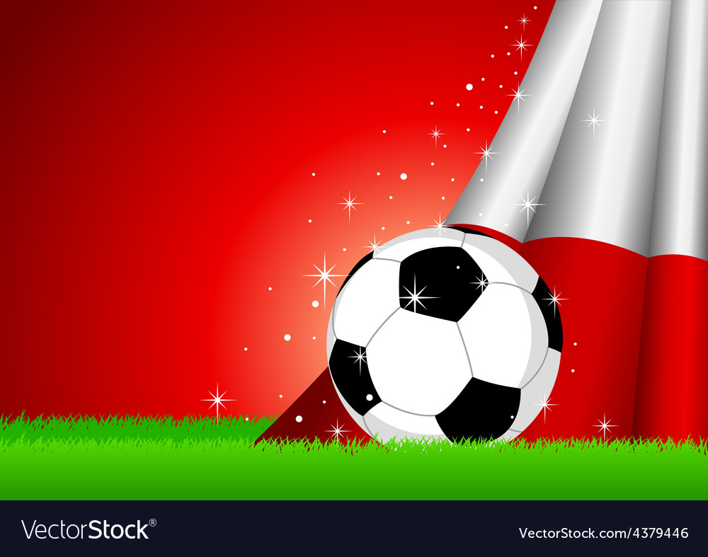 Soccer and nation flag