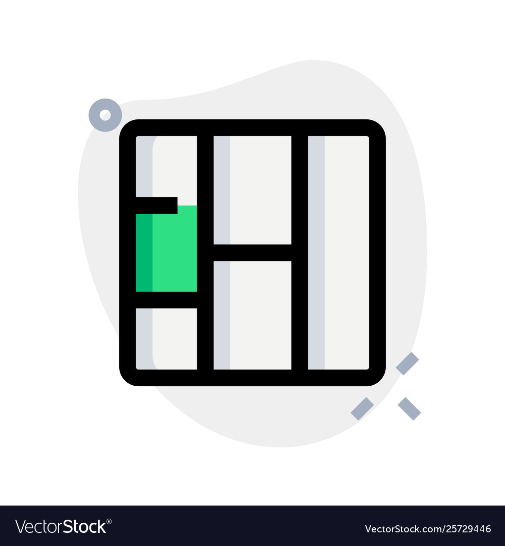 Vertical column with grid layout section template