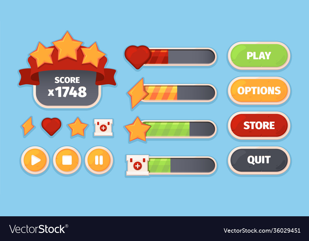 Premium Vector  Play now button website vector template