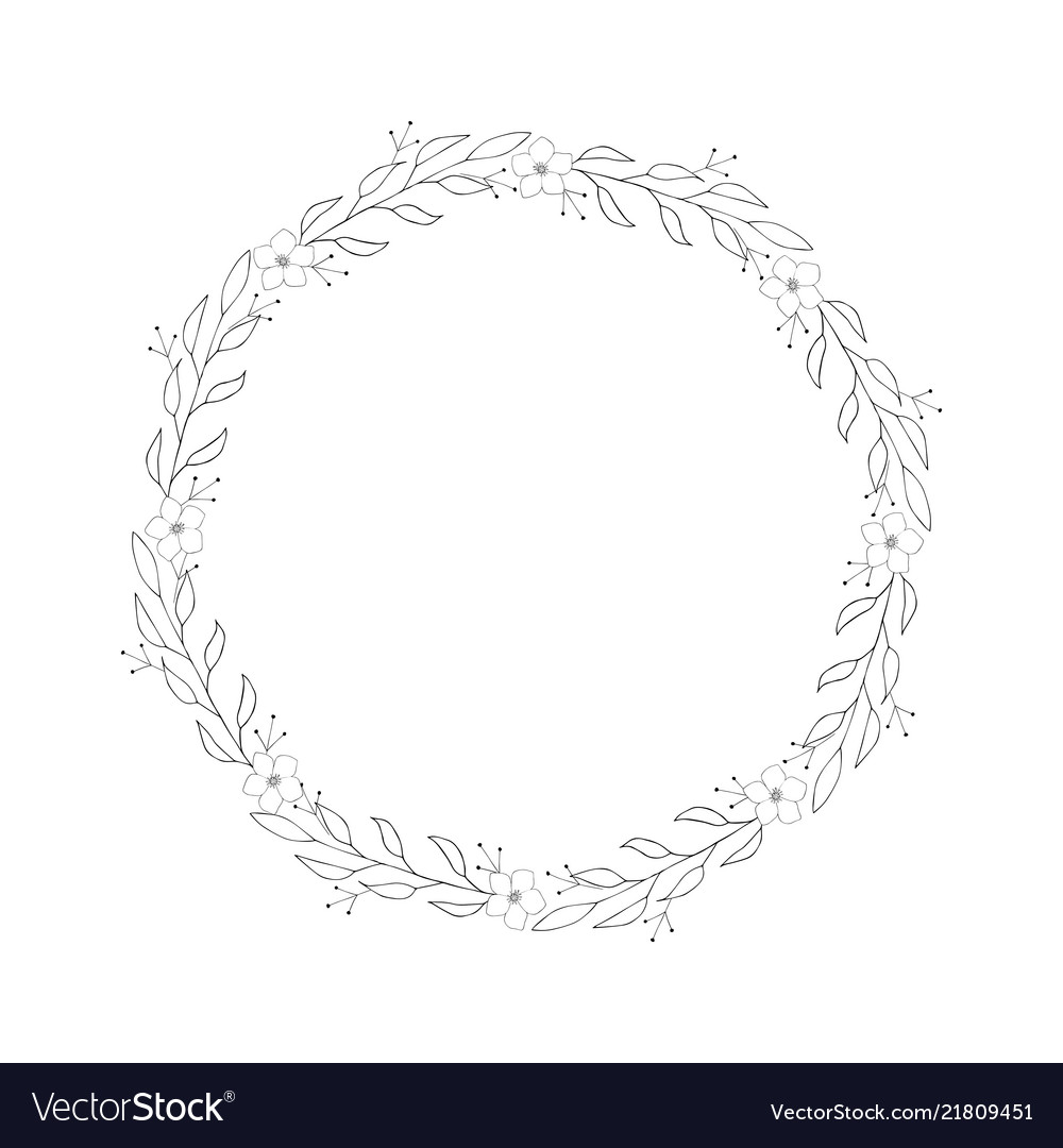 Graphic wreath