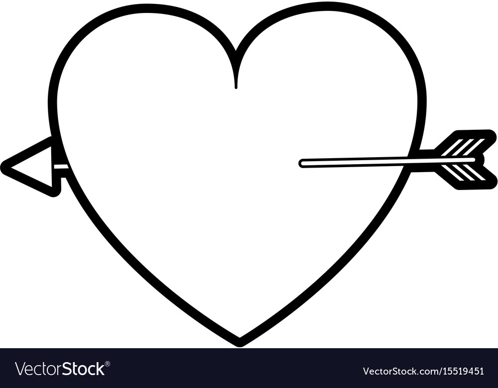 Heart and arrow