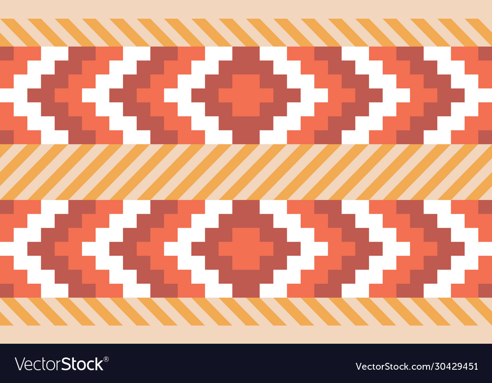 Native american pattern chevron and diagonal
