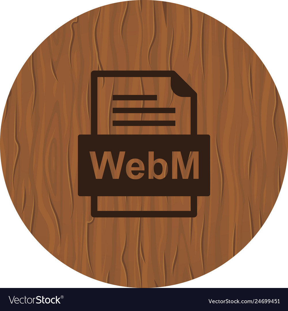 Webm file document icon