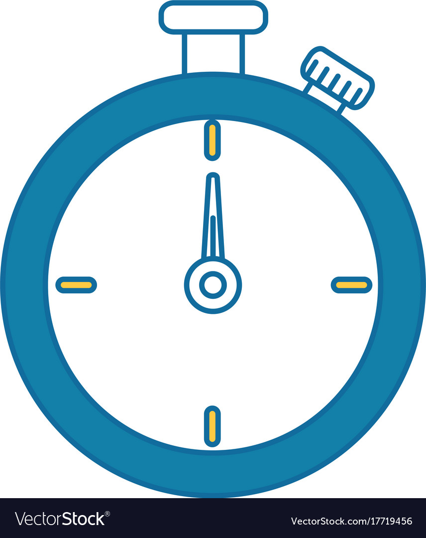 Chronometer timer isolated icon