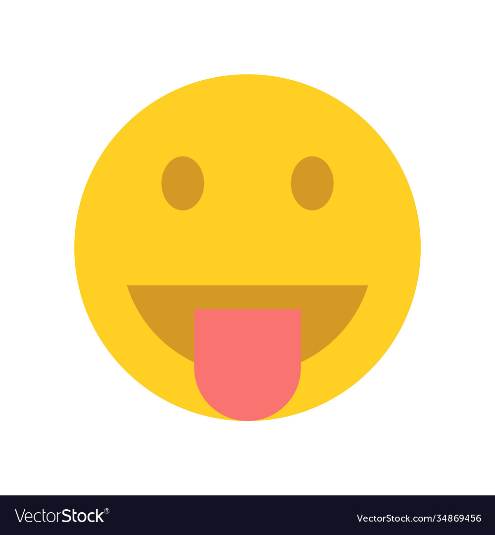 Happy yellow emoji face