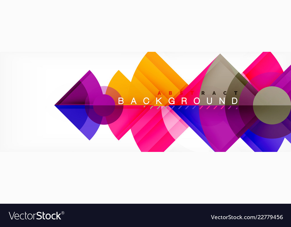 Modern geometric abstract background Royalty Free Vector