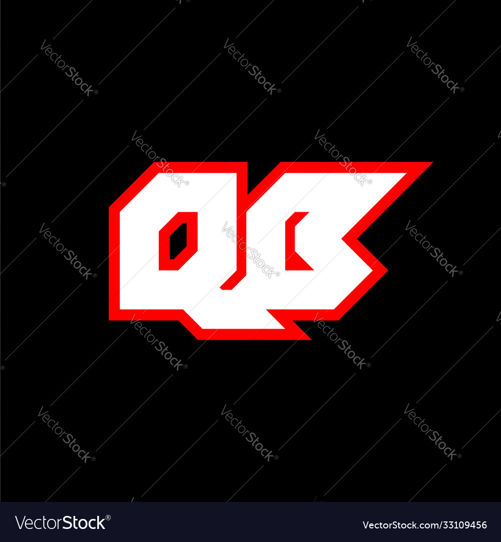 Qb logo design initial letter