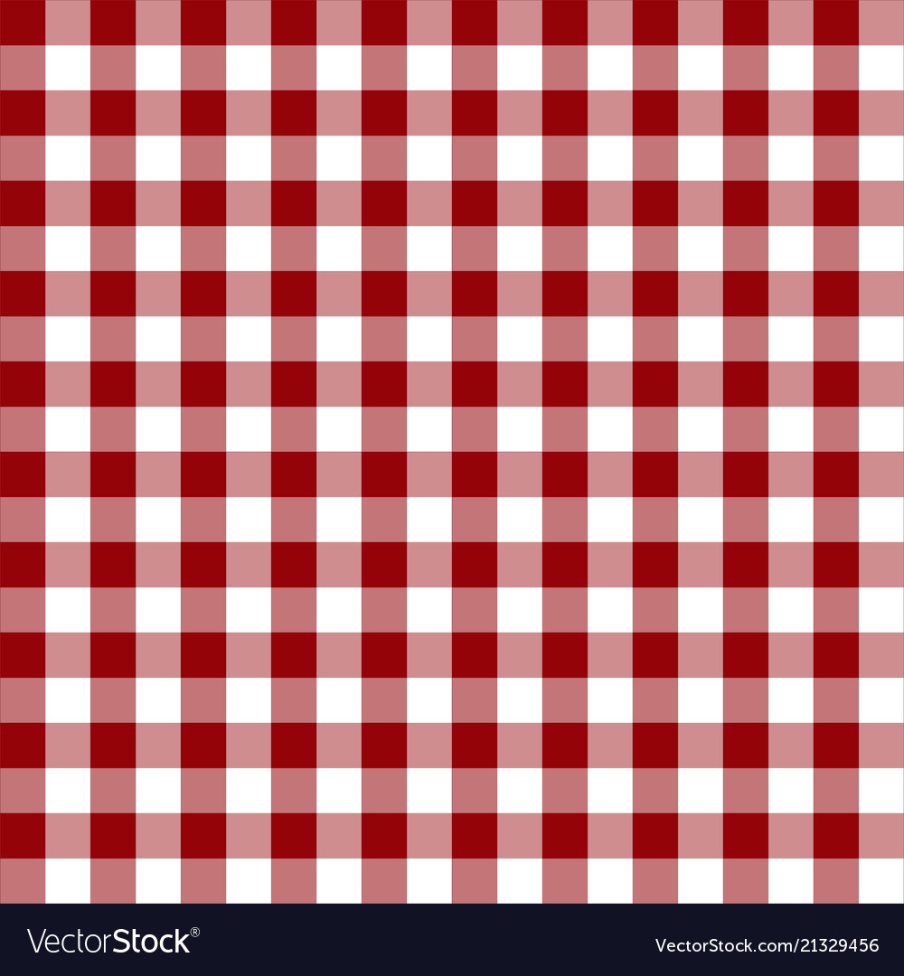 Red and White Checkered Pattern
