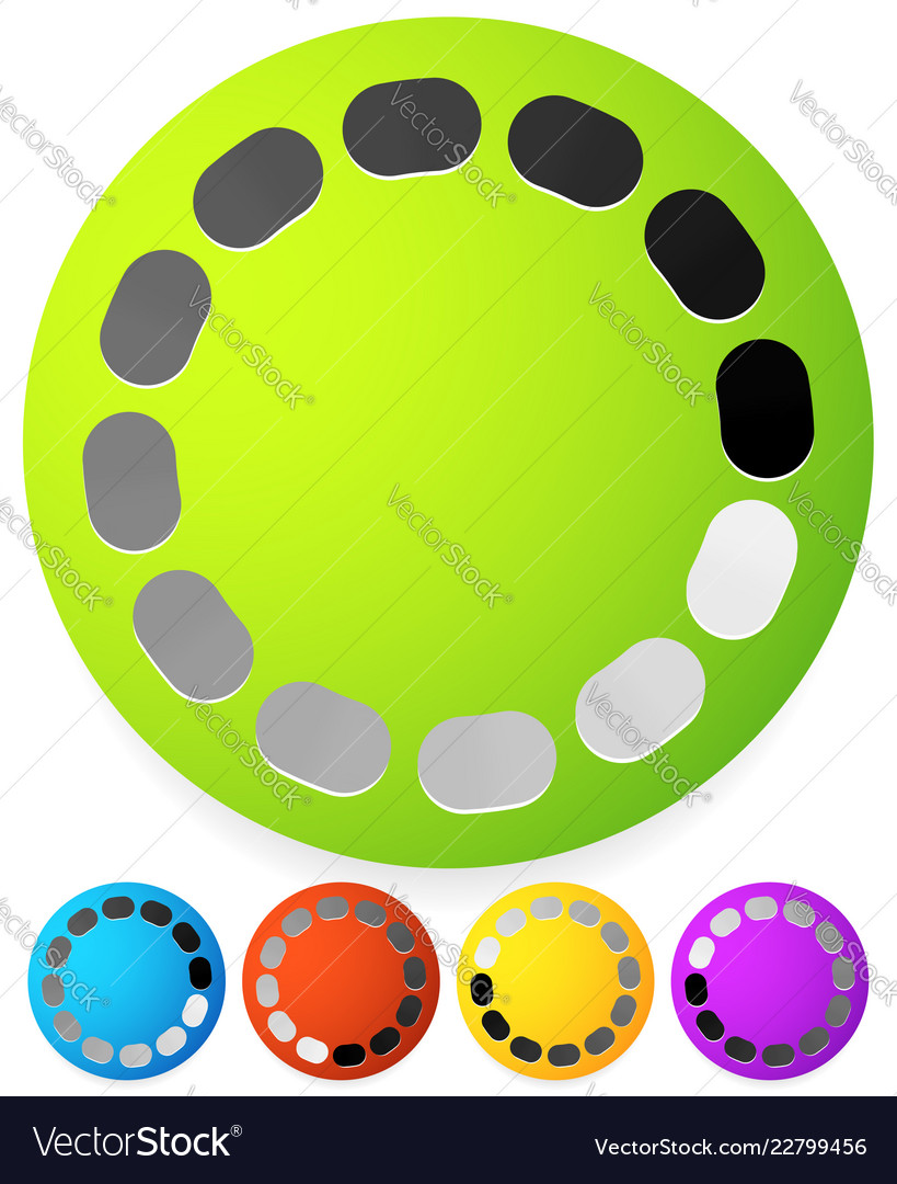 Round preloader buffer shape circular progress