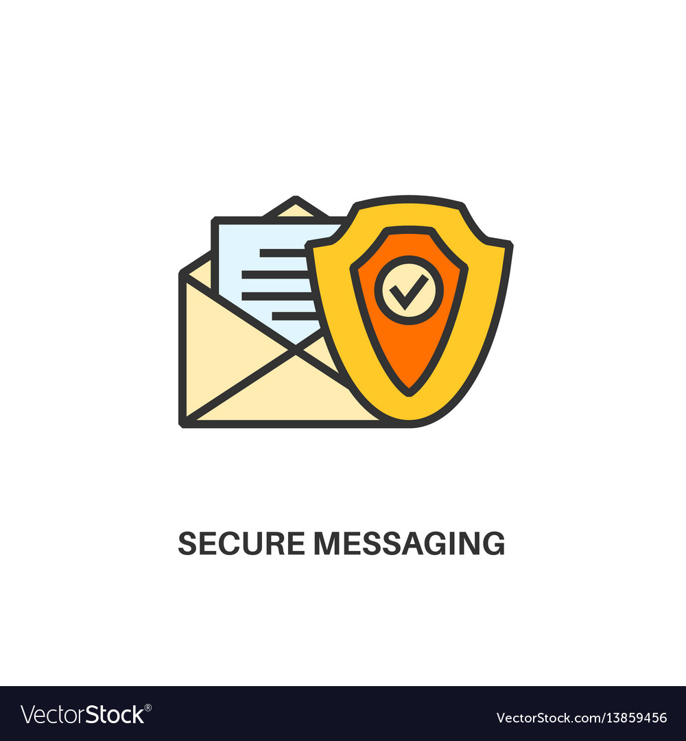Secure messaging icon