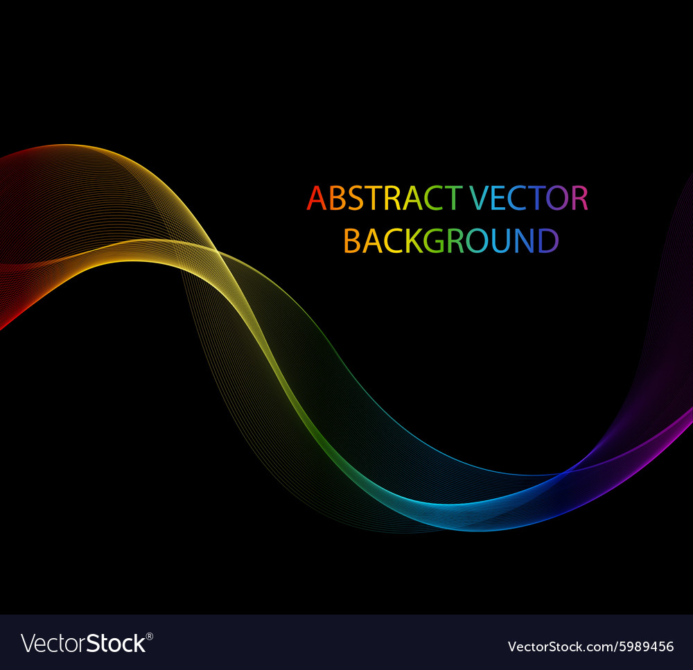 Wave abstract images color design