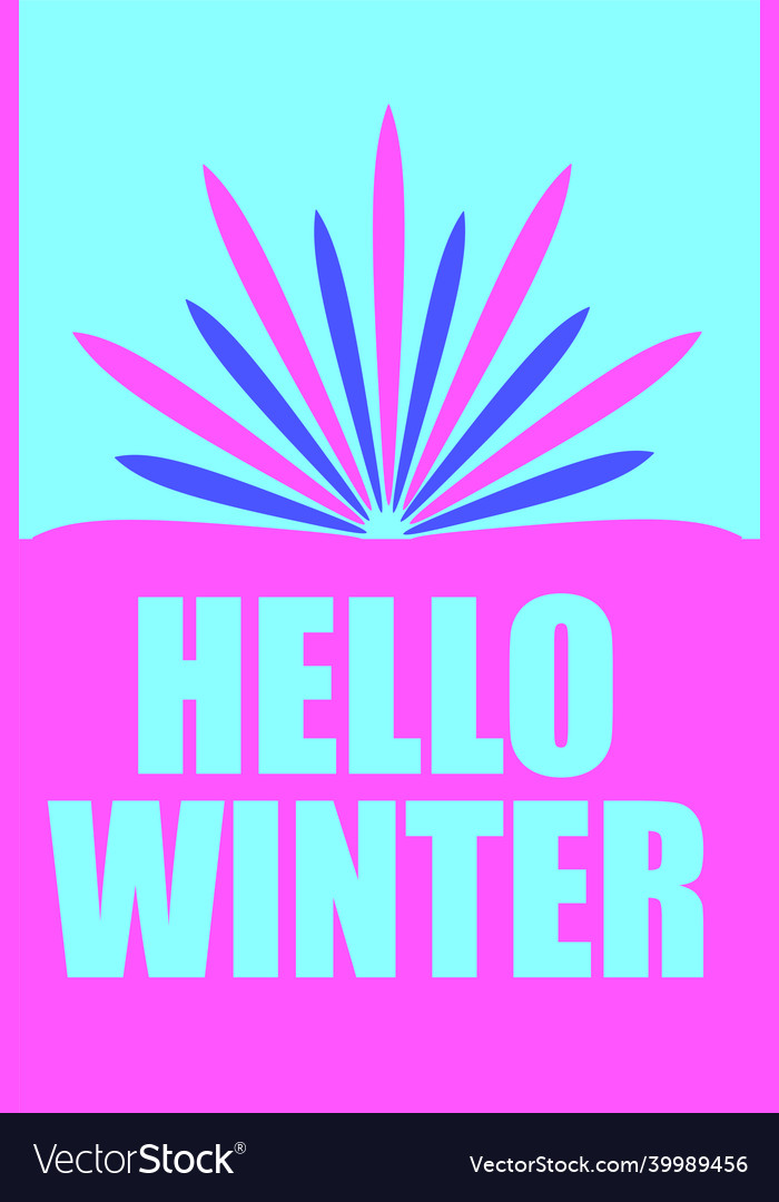 Winter time print template background pattern