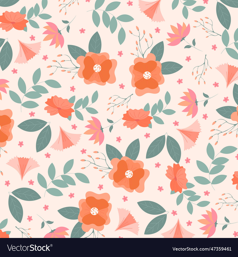 Abstract flower pattern background