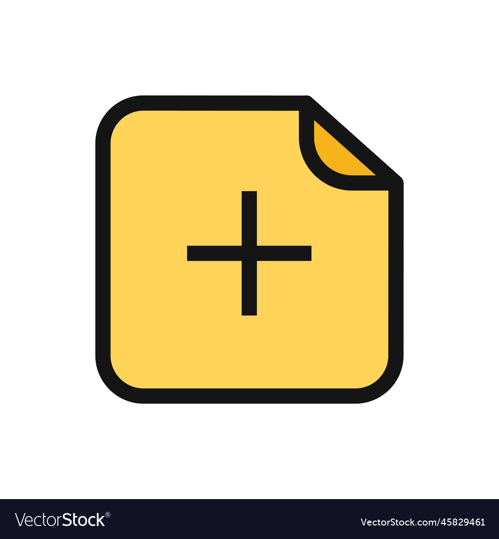 Add new file line icon isolated on white
