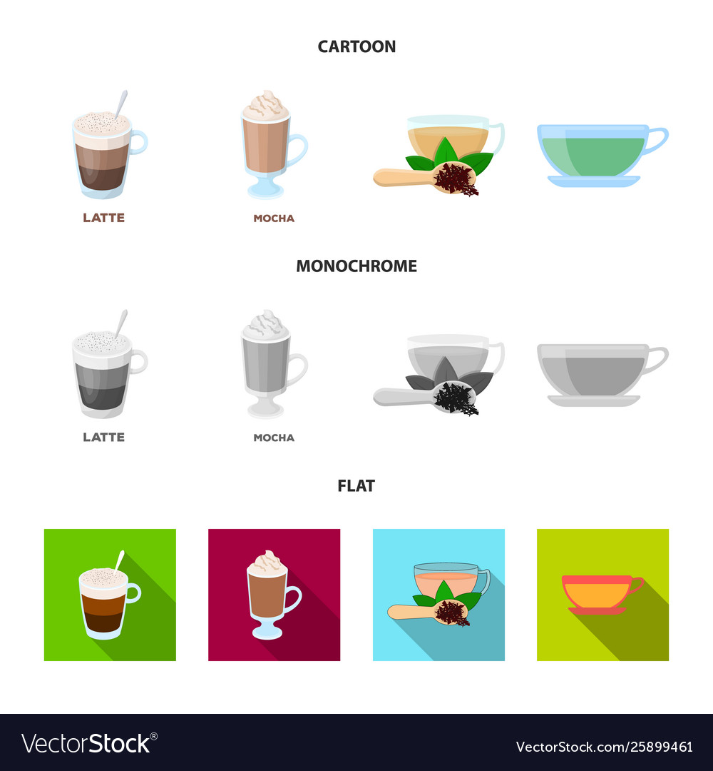 Design cup and coffee symbol set Royalty Free Vector Image