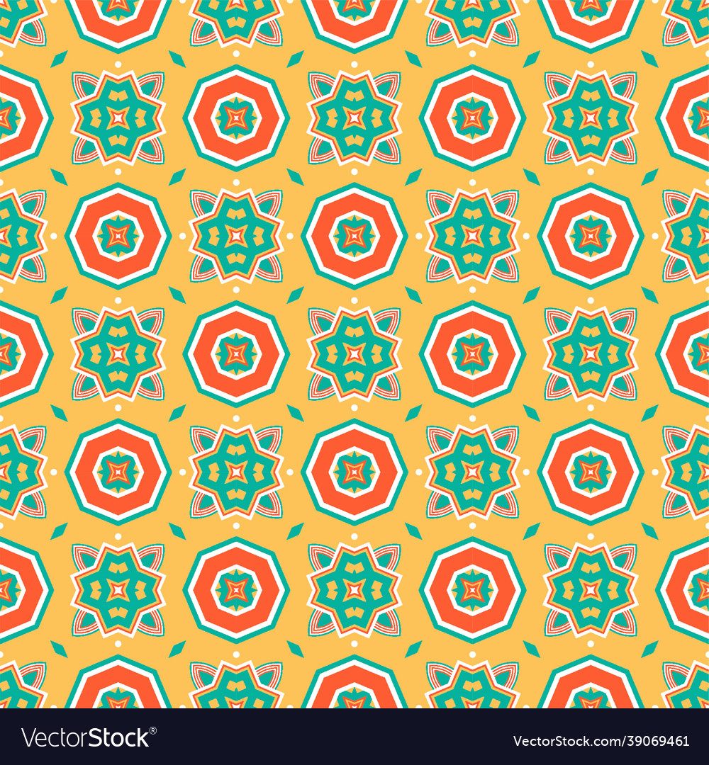 Modern seamless ornament abstract pattern shape Vector Image Modern seamless ornament abstract pattern shape