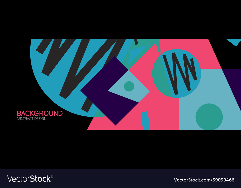Abstract background with blocks lines geometric vector image Abstract background with blocks lines geometric