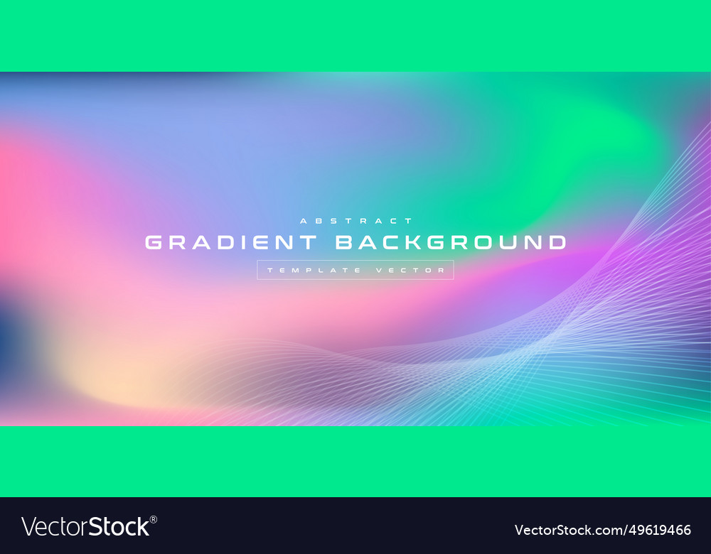 Abstract blurred colorful mesh gradient background vector image Abstract blurred colorful mesh gradient background