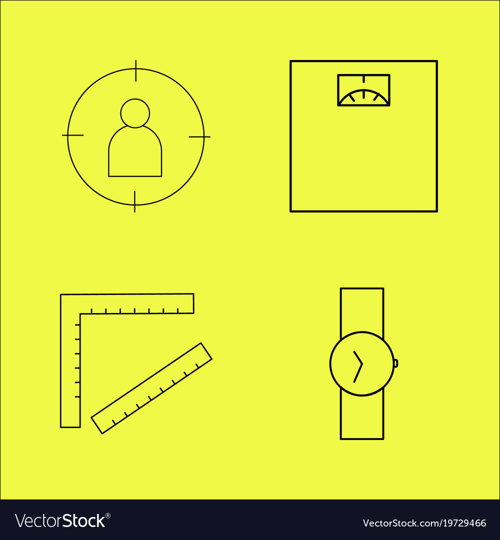 Essential linear icon set