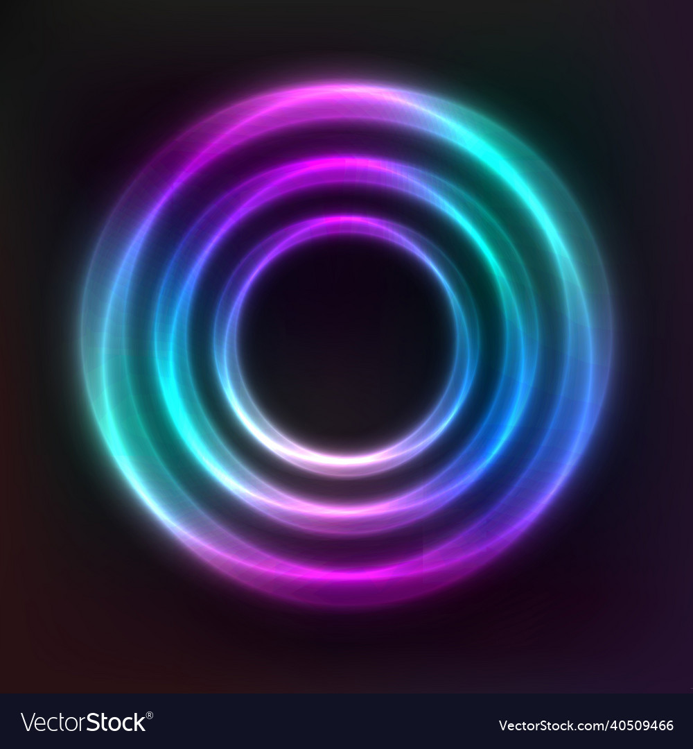 Geometric frame from circles abstract background vector image Geometric frame from circles abstract background