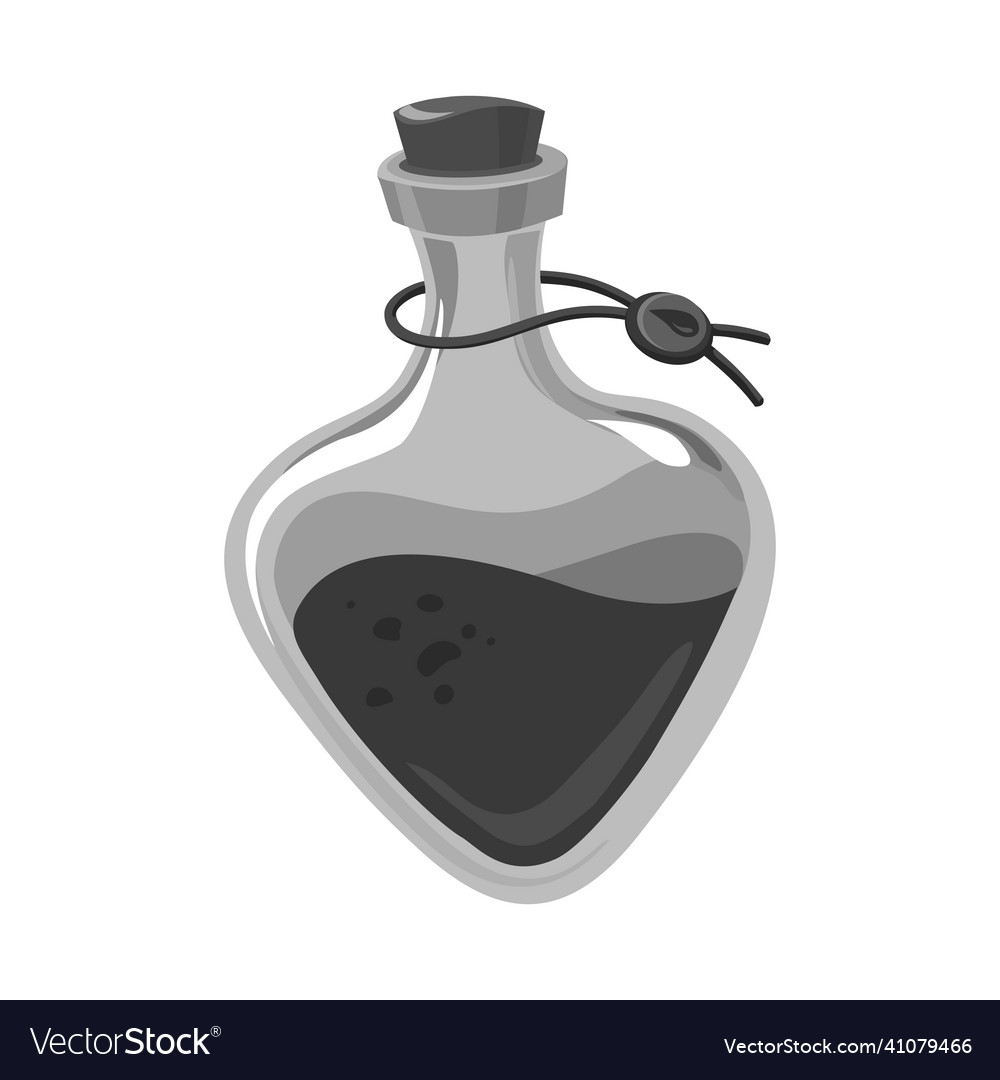 Potion and elixir logo web vector image Potion and elixir logo web