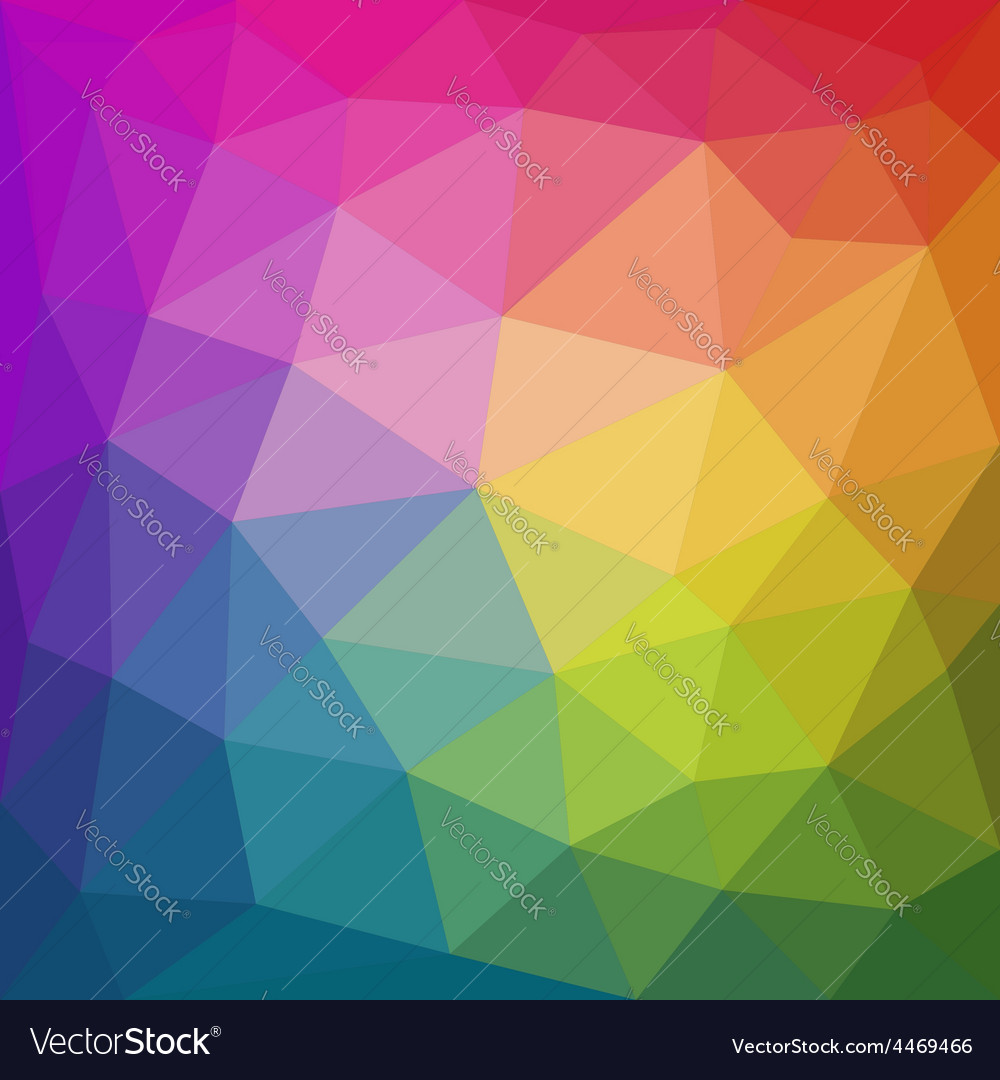 Triangular Low Poly Colorful Background