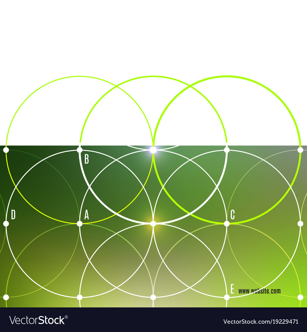 Abstract design elements for graphic layout