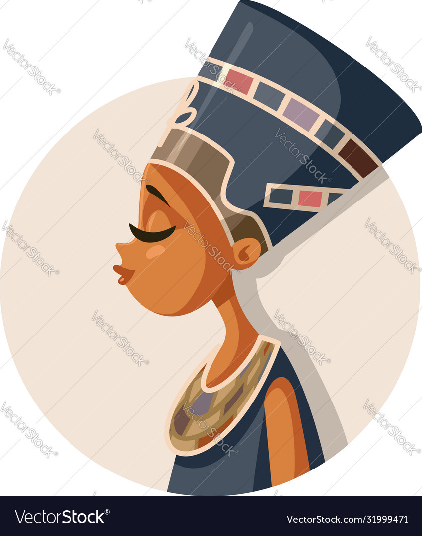 Nefertiti Profile Drawing