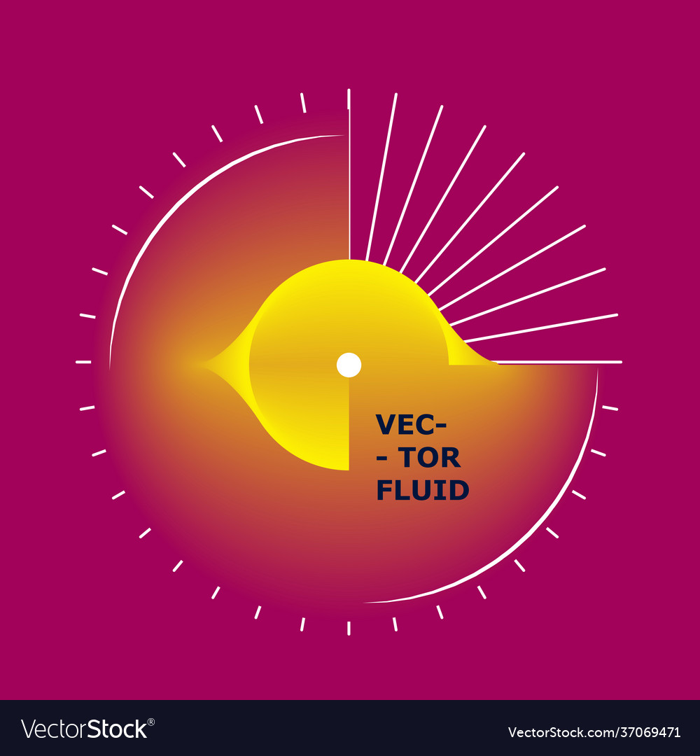 Hipster abstract fluid concept for web design vector image Hipster abstract fluid concept for web design