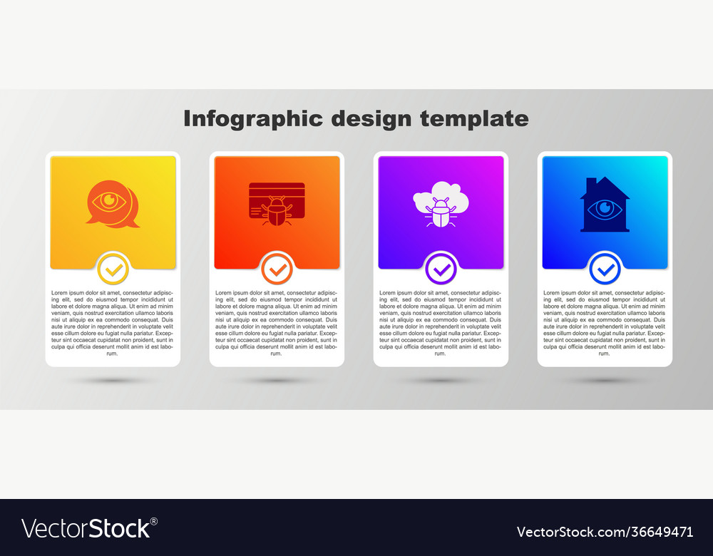 Set eye scan system bug in credit card on cloud vector image Set eye scan system bug in credit card on cloud