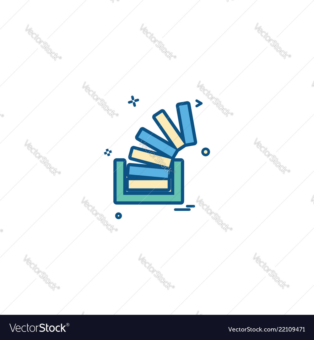 Stackoverflow icon design vector image Stackoverflow icon design