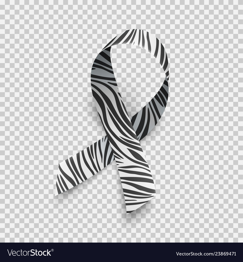 Symbol rare disease awareness day ribbon