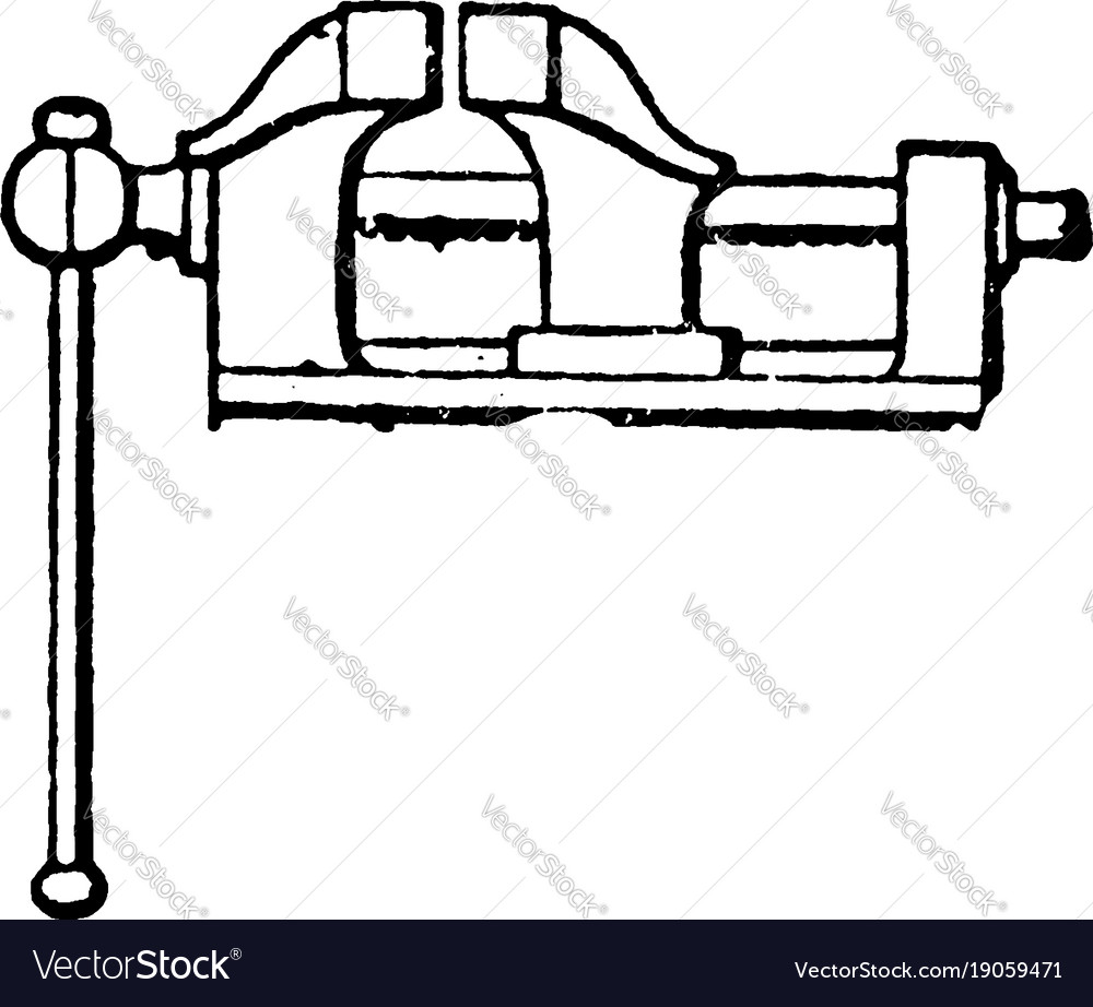 This represents parallel vice which used to clamp