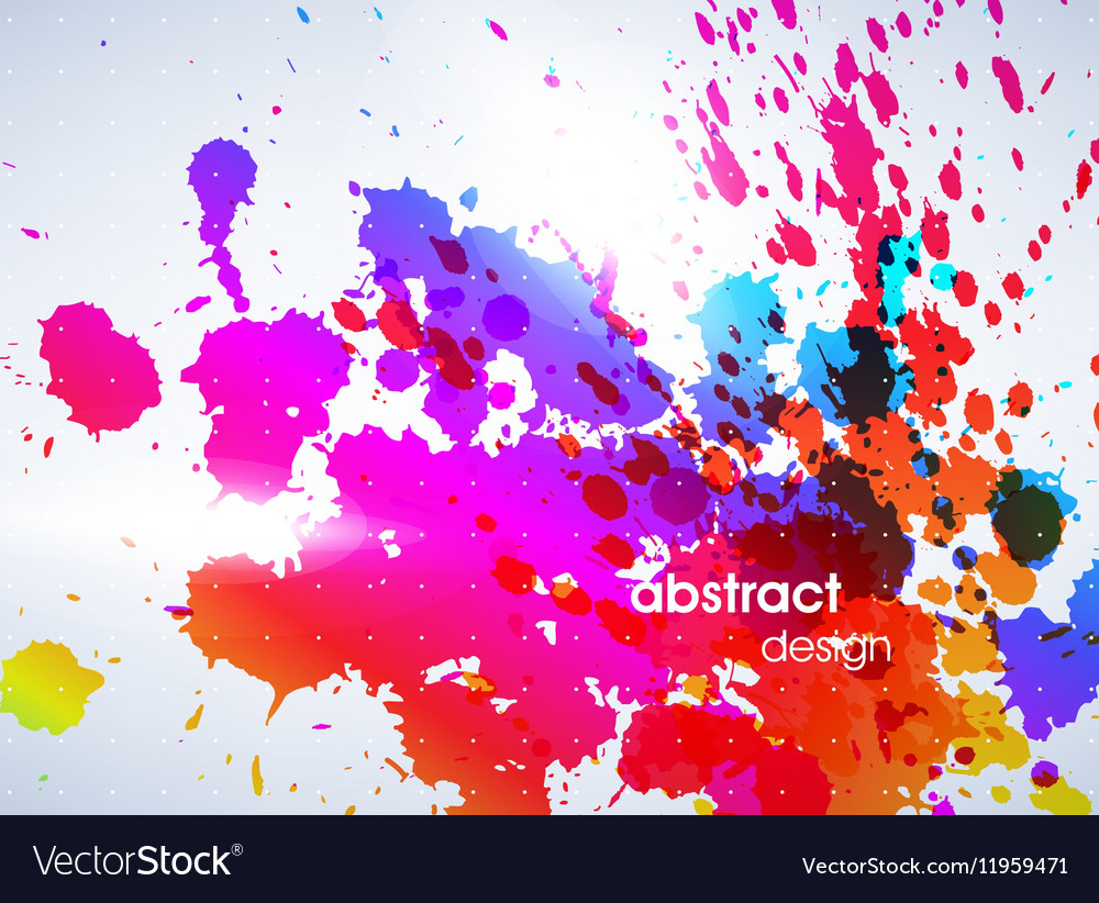 Vibrant Paint Splash Background