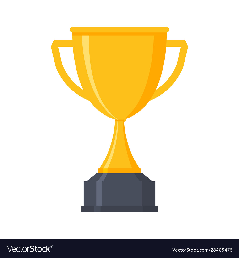 Award Cup Icon Trophy Award Cup Gold Prize Vector Image