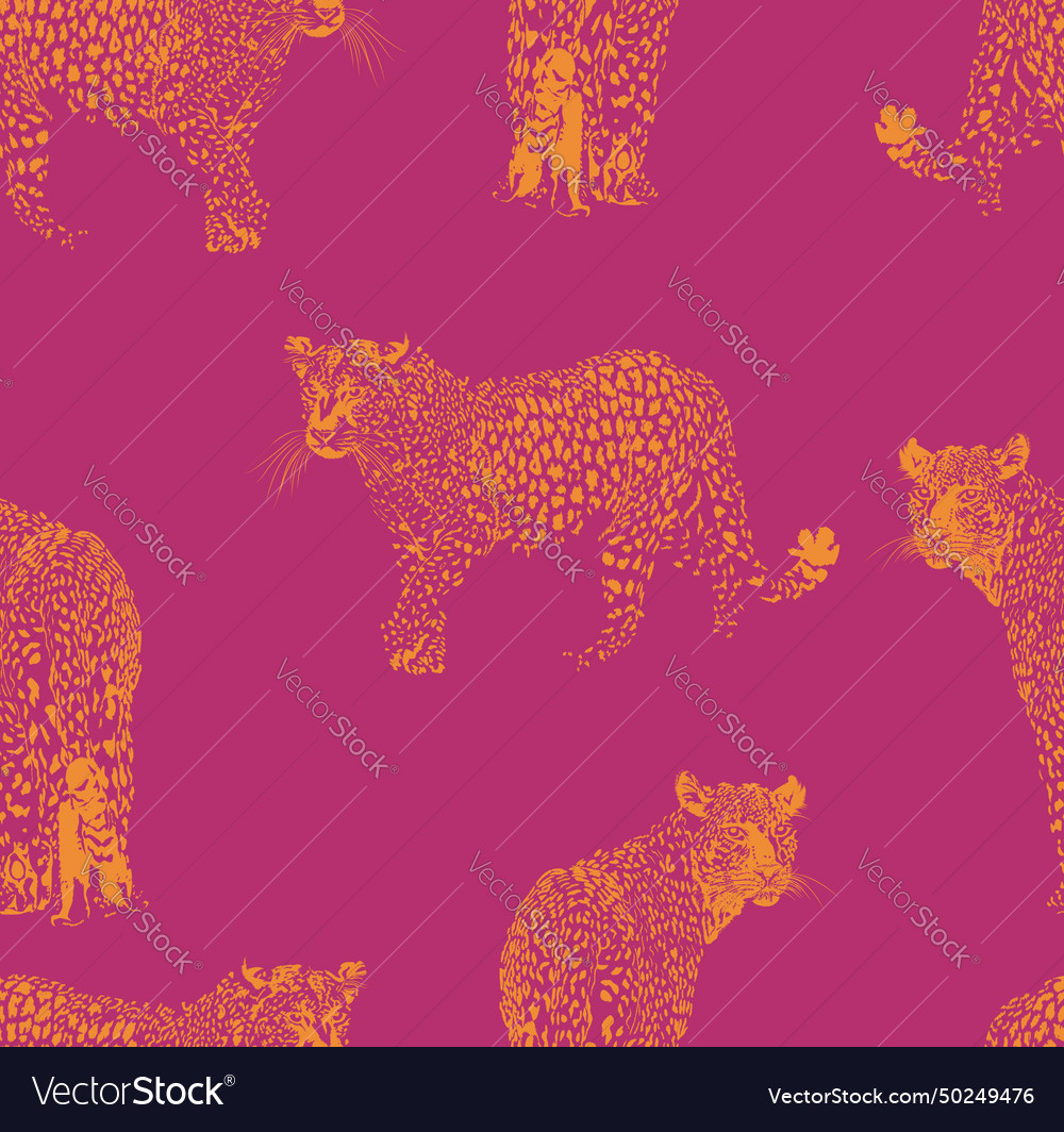 Leopard seamless pattern